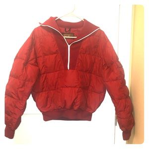 Vintage Eddie Bauer Half Zip Goose Down Pullover